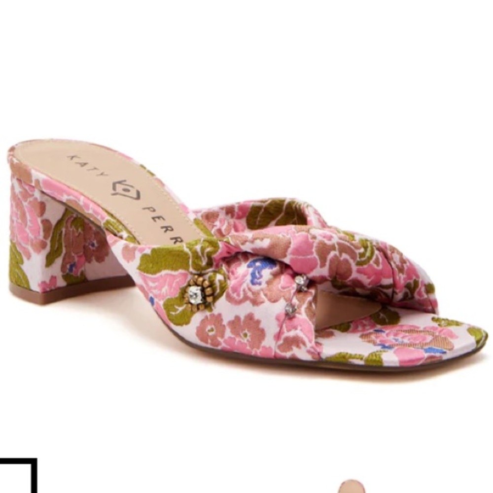 NIB Katy Perry Pink THE TOOLIPED TWISTED SANDAL 6.5